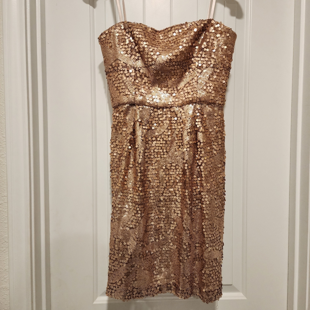 Bcbg Carole 2 Sequin Holiday Rich Nightcore Disco Old Hollywood Nye Vegas Mini